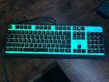 Leuchtende Tastatur Roccat Magma RGB Gaming Tastatur QWERTZ Deutsch 