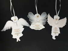 3 Porzellan Engel Weihnacht - Gentle Guardian - Bradford Edition limitiert NEU