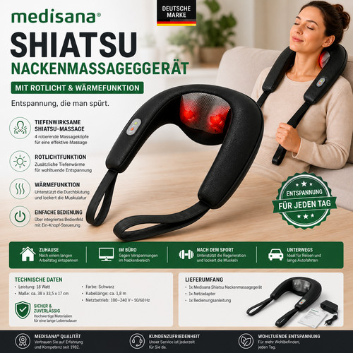 Medisana shiatsu - medisana,