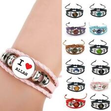 Damen Herren Surferarmband Allah Arabisch Kaaba Islam Geschenk Bracelet القرآ