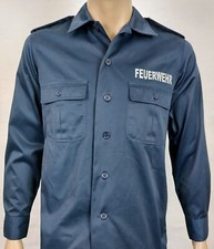 Feuerwehr Hemd, dunkelblau