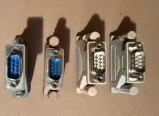 4 Stück Serieller Adapter RS232 D-Sub 9-pol. Stecker auf 25-pol. Buchse  