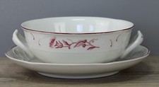 Villeroy & Boch V&B Val Rouge Suppentasse mit Untertasse/Unterteller Ø ca 13 cm 