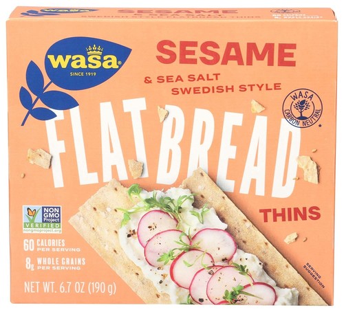 Wasa flatbread thins crackers - wasa,