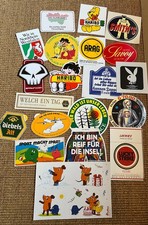 20 Aufkleber/Sticker-Konvolut