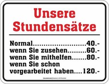 Werkstatt-Schild Unsere