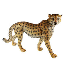 Gepard Figur stehend Lebensechte Raubkatze Handbemalte Deko für Haus & Garten