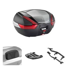 GIVI V47 Topcase Schwarz Rot
