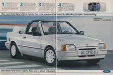 Ford Escort '86 XR3i Cabrio -