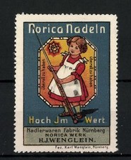 Reklamemarke Norica Nadeln -