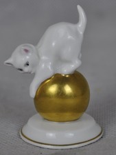 Rosenthal  Figur Katze auf