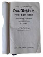 Anselm Schott Meßbuch der