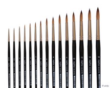 Rotmarder Pinsel rund