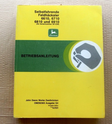 John deere feldhäcksler - john, 6610