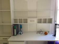 Hochwertiges komplettes Kinder und Jugendzimmer, Schnäppchen, weiß, lila, Silber