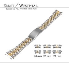 Stahlarmband bicolor Jubile Style 20 mm kompatibel zu älteren Rolex 