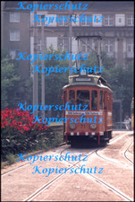 24x36 Dia +Datei Straßenbahn AVG Albtalbahn Tw 71 Karlsruhe Hbf Parade 100 Jahre