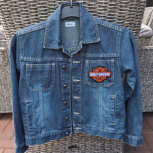 Kinder jeansjacke mit harley - jeansjacke,