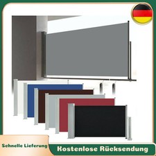 Seitenmarkise Ausziehbar UV Windschutz Seitenrollo Sonnenschutz