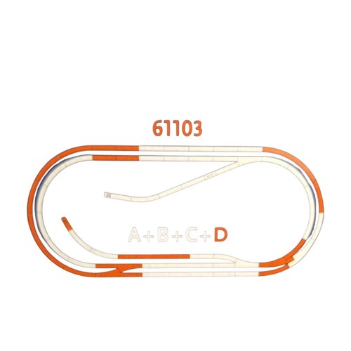 Roco 61103 gleisset d - roco, h0