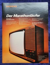 Siemens Bildmeister Farb-Fernseher, originale Werbung aus 1980