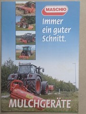 MASCHIO Mulchgeräte Mulcher Prospekt Traktor Bulldog Schlepper
