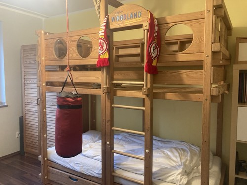 Hochbett etagenbett aus - hochbett,