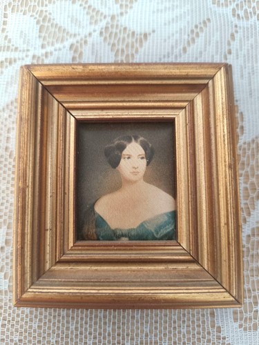 Vintage miniaturbild dame - vintage,