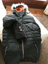 killtec Winterjacke dunkelgrau orange Gr. L Arctic Explorer