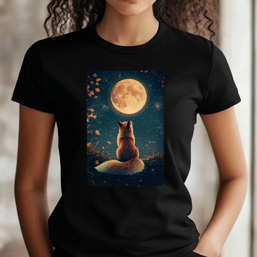 Shirt frauen fuchs an - frauen,