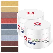 Färbende Pflastersteine