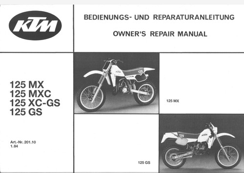 Werkstatthandbuch ktm 125 - ktm,