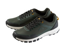 CRIVIT Herren Trekkingschuhe, wasserabweisend (grün/schwarz, 44) - B-Ware