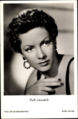 Schauspielerin ruth - ak,
