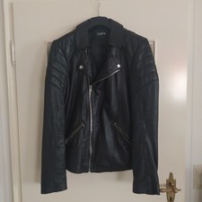 Tigha Lederjacke schwarz