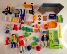 PLAYMOBIL 4327 Kiosk Supermarkt Getränke Automat 6x Figuren Kinder Waagen RAR❗