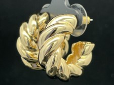 HALBCREOLEN IM STRUKTUR DESIGN GELBVERGOLDET SCHMUCKJAGD