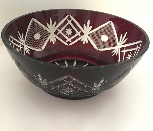 Erbstück glas schüssel rubin - erbstück,