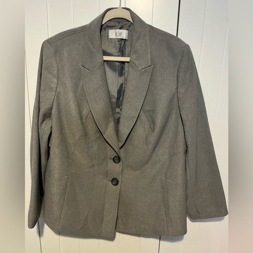 Suit woman gray blazer - le,