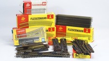 Fleischmann Sur H0 - Großes Schienenkonvolut 170 Teile mit Weichen, Kreuzung