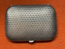 Zigaretten Etui 800 Silber gepunzt, Korbflechtwerk um 1905 94 Gr. TE020525/ 236