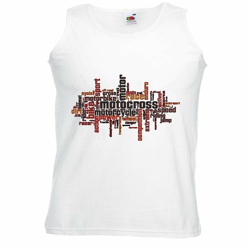 Tank top motocross silhouette - motocross,