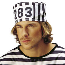 Sträfling Mütze / Karneval Fasching Häftling Gefangener Hut Kappe Kostüm Party