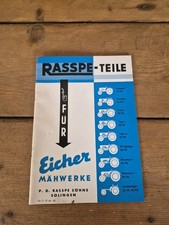 Orig. Schlepper ETL BAL Rasspe Mähwerke für Eicher Traktor Raubtier Geräteträger