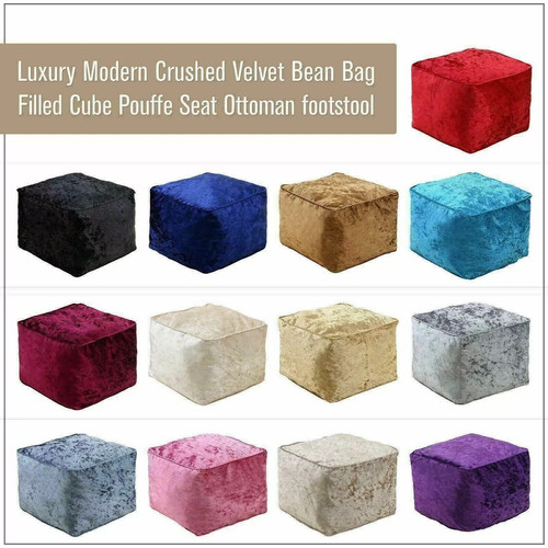 Crushed velvet sitzsack - velvet,