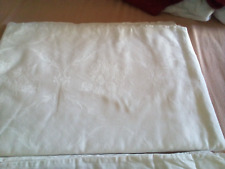 4 teilige Bettwäsche  Mako Damast Brokat weiß 195 x 130 Kissen 73 x 76 Aussteuer