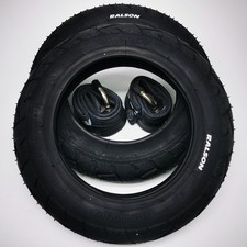 Ralson 2x Reifen 10"Zoll 10x1.75x2 | 47-152 | + Schläuche 45° Kinderwagen Roller