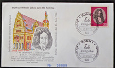 BRD Ersttagsbrief FDC Mi.-Nr. 518 Gottfried Wilhelm Leibniz  (967)