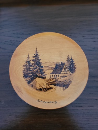 Wandteller holz schwarzburg - wandteller,, holz,