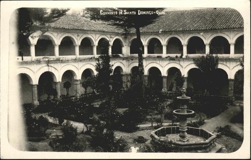 Quito santo domingo brunnen - domingo,